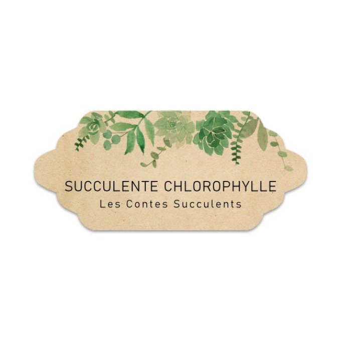 Étiquette Bouquet | Chlorophylle #1